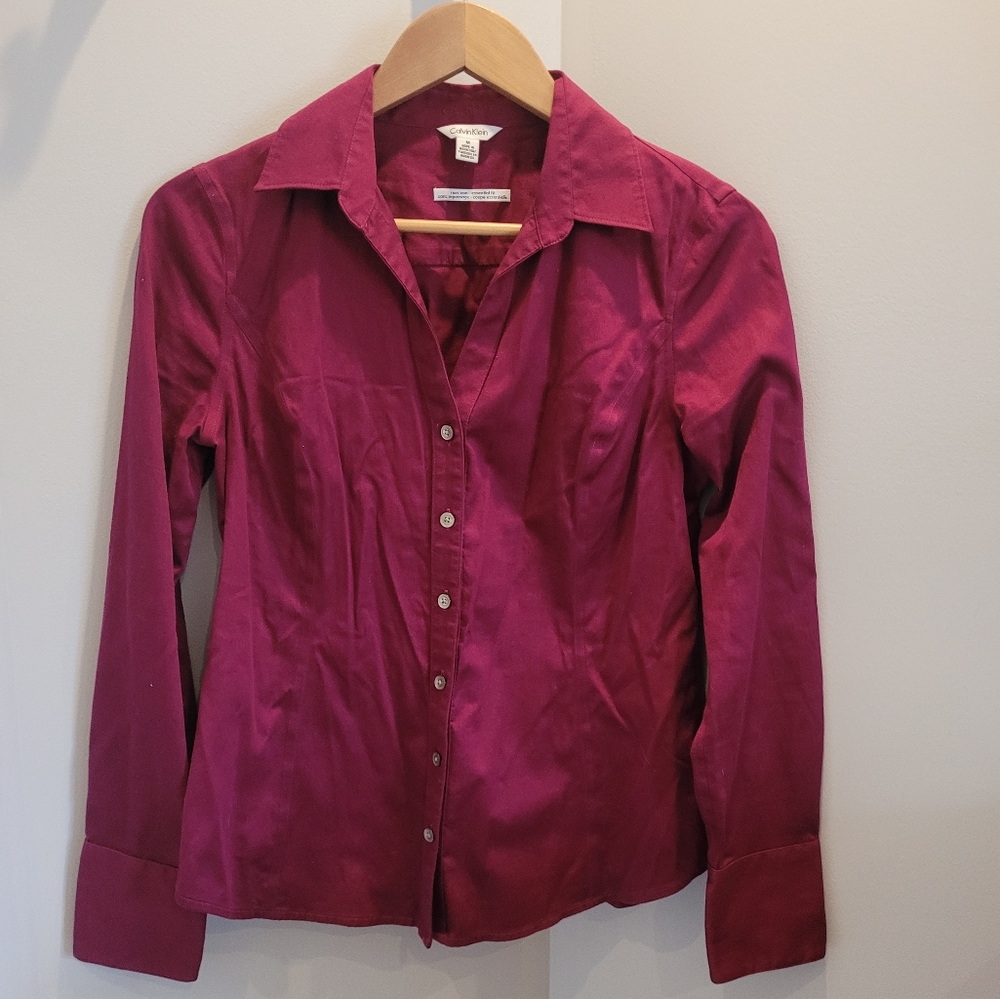 CK Berry Coloured Button Down Shirt